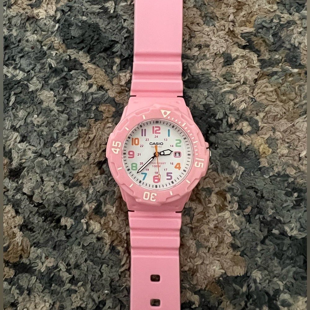 Pink Casio Watch
